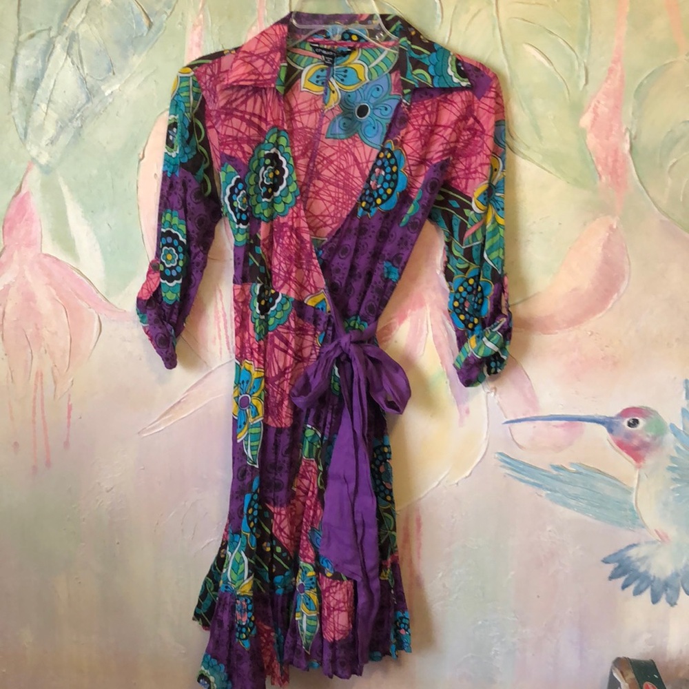 Chaudry KC Wrapped Dress size small